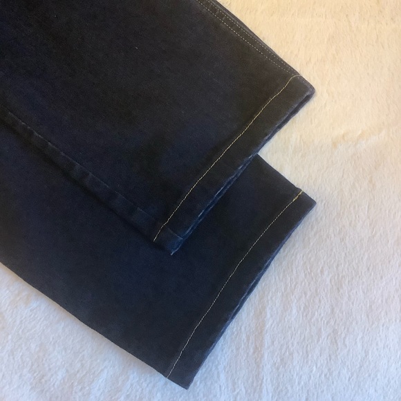 DC SAVVY CROPPED DARK WASH PULL-UP JEANS/ Size 18P - Picture 4 of 8